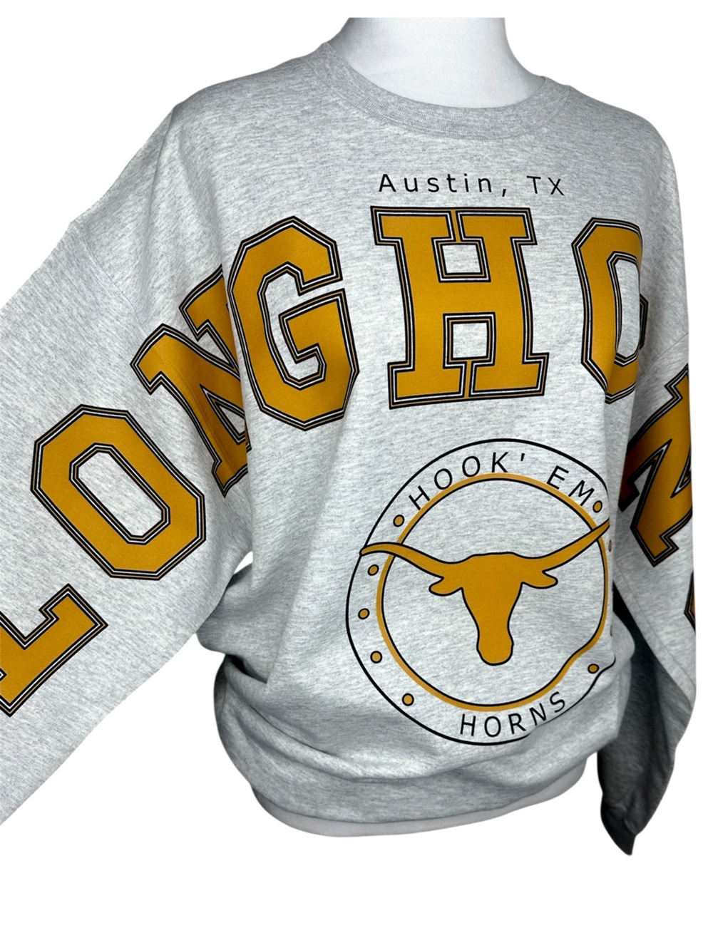 Longhorns Gray Sweatshirt Texas